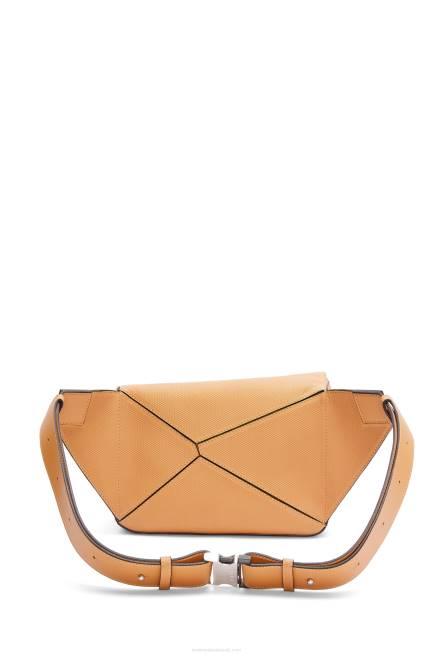 Warm Desert Small Puzzle bumbag in diamond calfskin Loewe 84PR569 Men