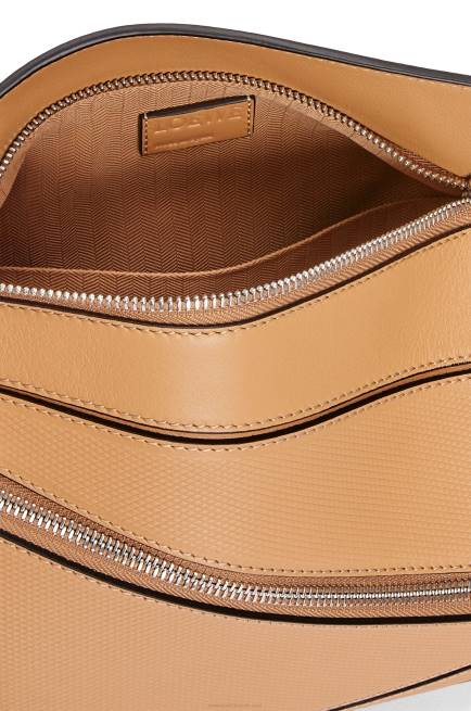 Warm Desert Small Puzzle bumbag in diamond calfskin Loewe 84PR569 Men