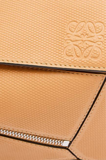 Warm Desert Small Puzzle bumbag in diamond calfskin Loewe 84PR569 Men