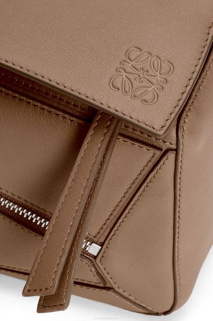 Winter Brown Small Puzzle bumbag in classic calfskin Loewe 84PR564 Men