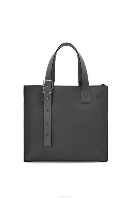 Black Buckle Zip tote in soft grained calfskin Loewe 84PR179 Men