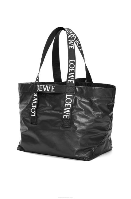 Black Fold Shopper in paper calfskin Loewe 84PR68 Men