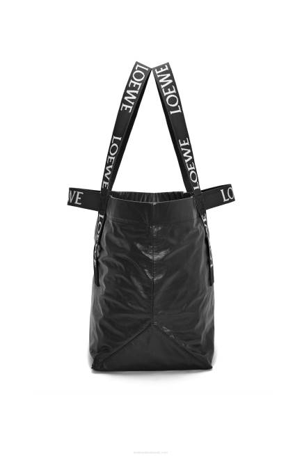 Black Fold Shopper in paper calfskin Loewe 84PR68 Men