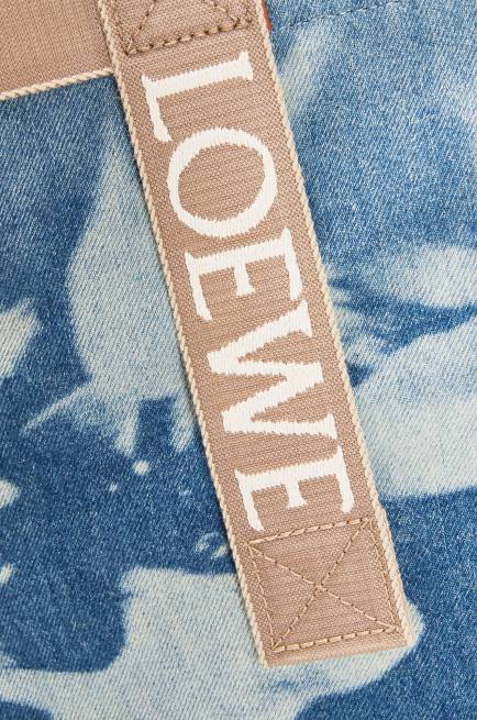 Light Blue/Natural Fold Shopper in denim Loewe 84PR67 Men