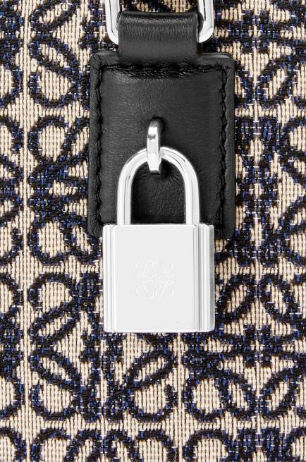 Navy/Black Amazona 15 in Anagram jacquard and calfskin Loewe 84PR144 Men