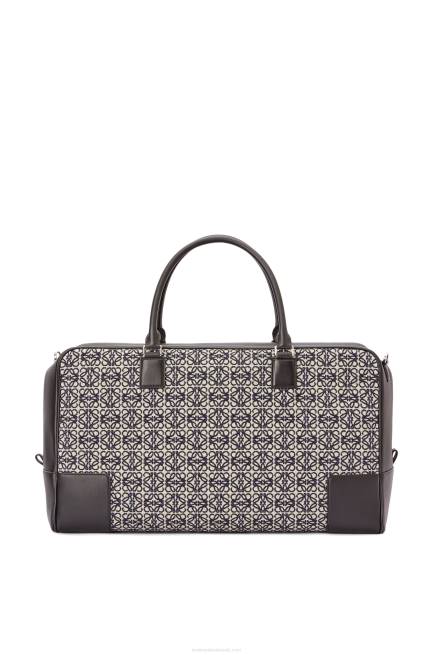Navy/Black Amazona 44 bag in Anagram jacquard and calfskin Loewe 84PR149 Men