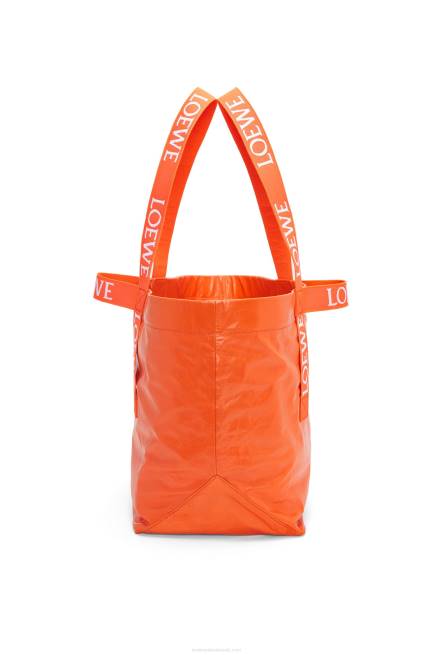Orange Fold Shopper in paper calfskin Loewe 84PR69 Men