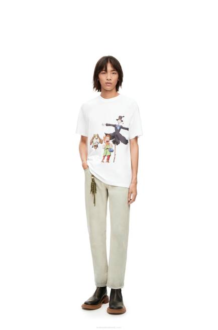 White Heen, Markl and Turnip Head T-shirt in cotton Loewe 84PR831 Men