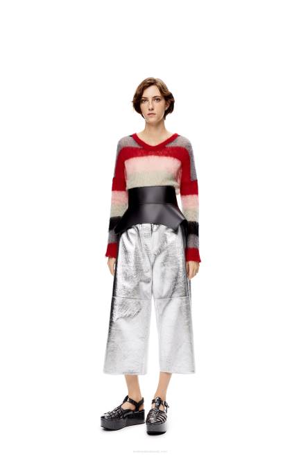 Black Obi belt in nappa Loewe 84PR1154 Women