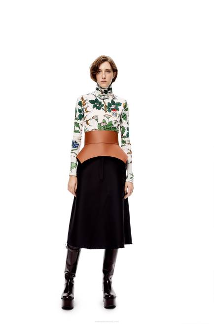 Tan Obi belt in nappa Loewe 84PR1153 Women