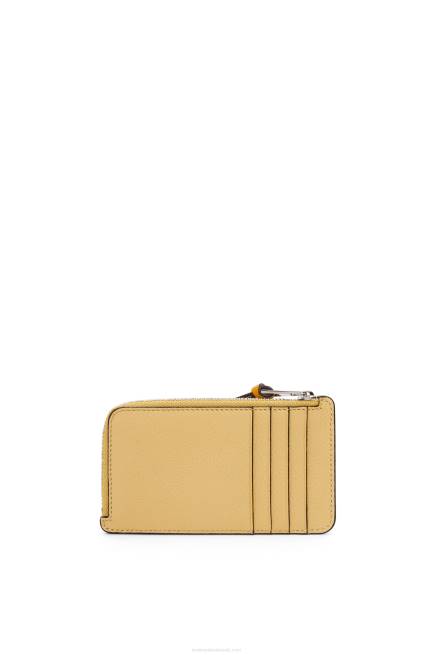 Dark Butter/Mauve Coin cardholder in soft grained calfskin Loewe 84PR1341 Women