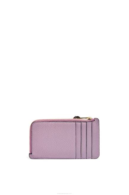 Dirty Mauve/Tan Coin cardholder in soft grained calfskin Loewe 84PR1342 Women