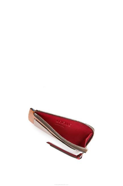 Light Caramel/Pecan Coin cardholder in soft grained calfskin Loewe 84PR1340 Women