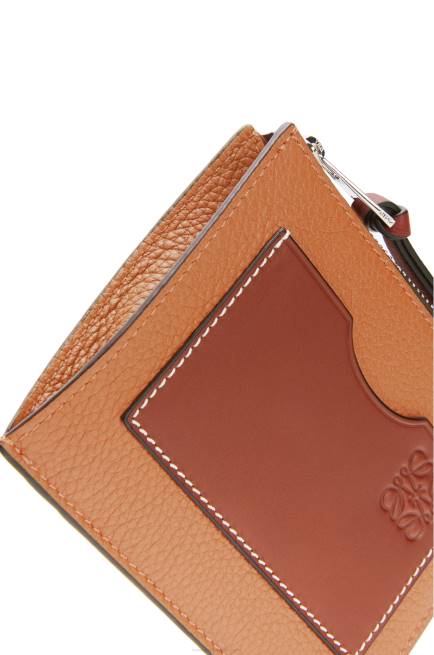 Light Caramel/Pecan Large coin cardholder in soft grained calfskin Loewe 84PR1385 Women