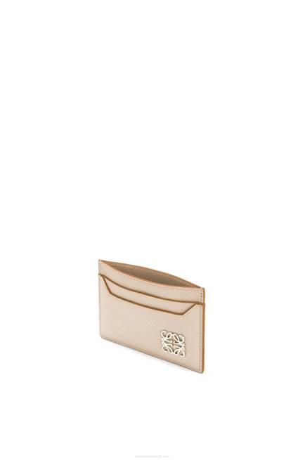 Light Ghost Anagram plain cardholder in pebble grain calfskin Loewe 84PR1356 Women