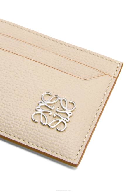 Light Ghost Anagram plain cardholder in pebble grain calfskin Loewe 84PR1356 Women