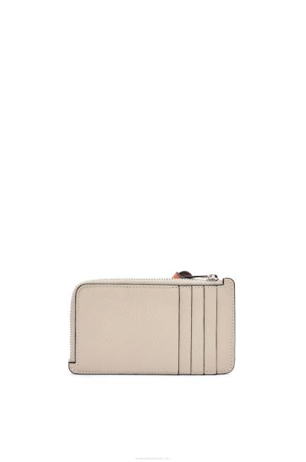 Light Oat/Honey Coin cardholder in soft grained calfskin Loewe 84PR1337 Women