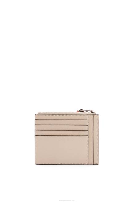 Light Oat/Honey Large coin cardholder in soft grained calfskin Loewe 84PR1353 Women