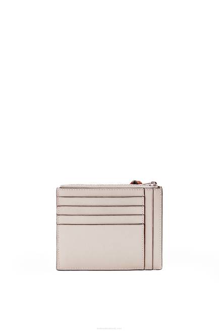 Light Oat/Tan Brand coin cardholder in classic calfskin Loewe 84PR1420 Women