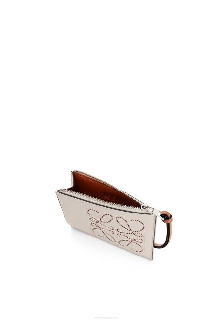 Light Oat/Tan Brand coin cardholder in classic calfskin Loewe 84PR1420 Women