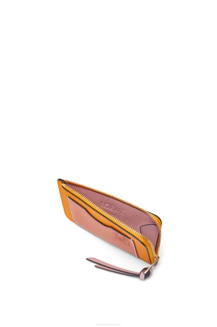 Mandarin/Coral Reef Coin cardholder in soft grained calfskin Loewe 84PR1408 Women