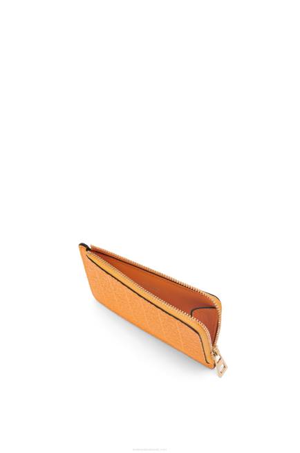Mandarin Repeat coin cardholder in embossed silk calfskin Loewe 84PR1405 Women