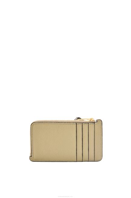 Sage Green/Dark Khaki Green Coin cardholder in soft grained calfskin Loewe 84PR1329 Women