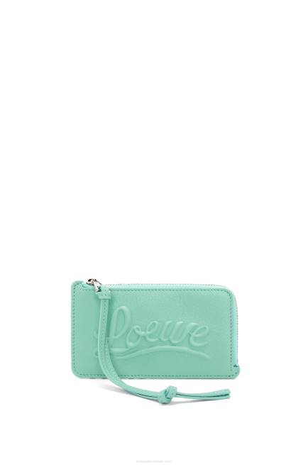 Fresh Mint Large coin holder in classic calfskin Loewe 84PR1333 Women