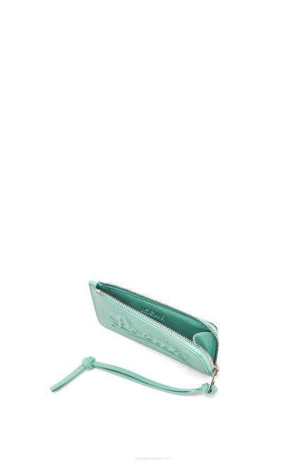Fresh Mint Large coin holder in classic calfskin Loewe 84PR1333 Women