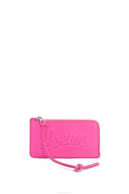 Fuchsia Large coin holder in classic calfskin Loewe 84PR1330 Women