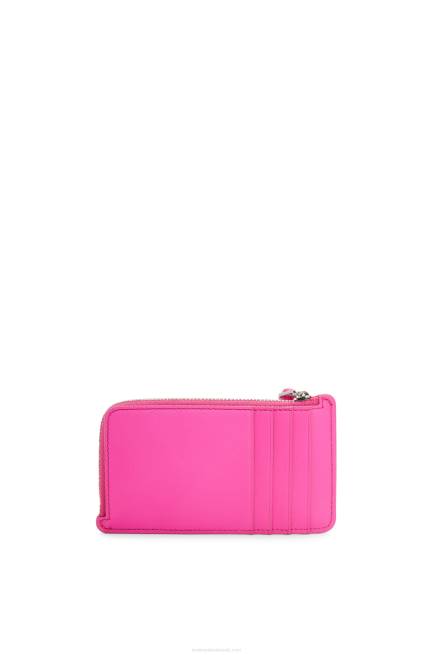 Fuchsia Large coin holder in classic calfskin Loewe 84PR1330 Women