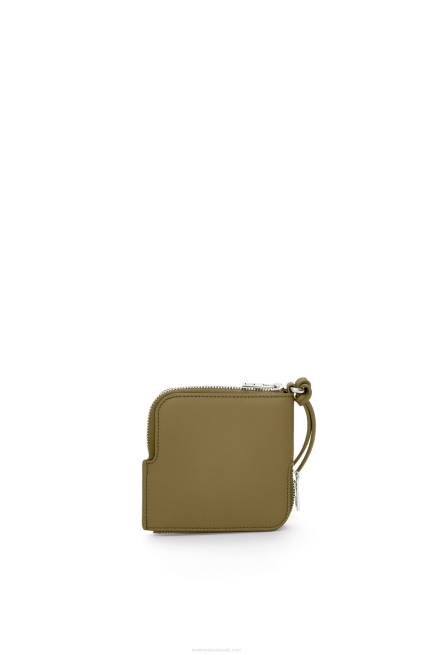 Olive Double coin case in classic calfskin Loewe 84PR1334 Women