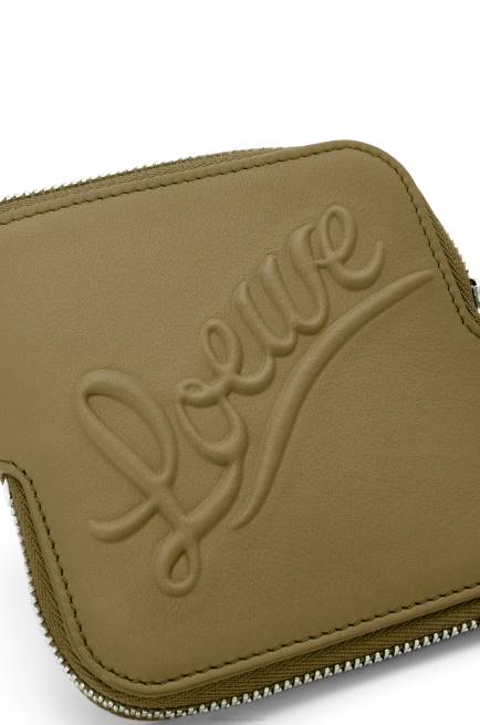 Olive Double coin case in classic calfskin Loewe 84PR1334 Women