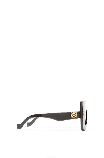 Black Anagram mask sunglasses in acetate Loewe 84PR1474 Women