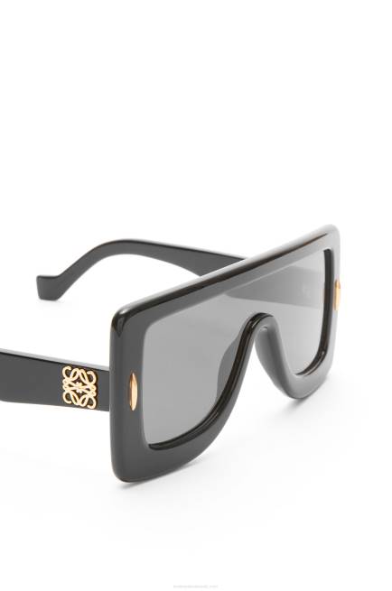 Black Anagram mask sunglasses in acetate Loewe 84PR1474 Women