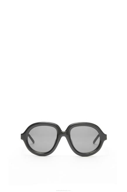 Black Aviator sunglasses in acetate Loewe 84PR1485 Women