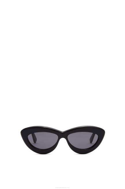 Black Cateye sunglasses in acetate Loewe 84PR1495 Women