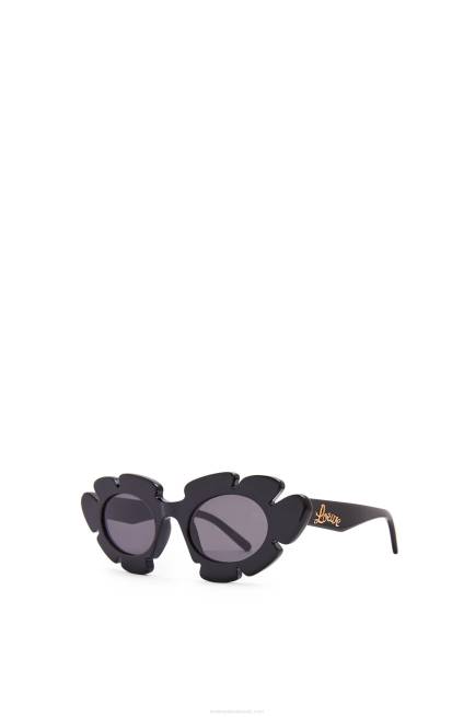 Black Flower sunglasses in injected nylon Loewe 84PR1464 Women