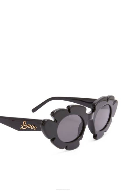 Black Flower sunglasses in injected nylon Loewe 84PR1464 Women