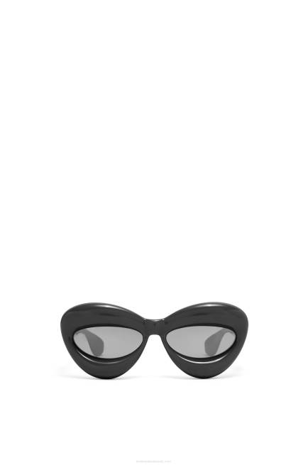 Black Inflated cateye sunglasses in nylon Loewe 84PR1423 Women