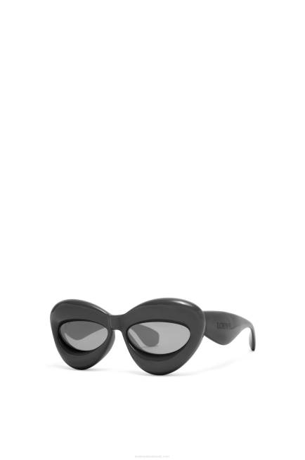 Black Inflated cateye sunglasses in nylon Loewe 84PR1423 Women