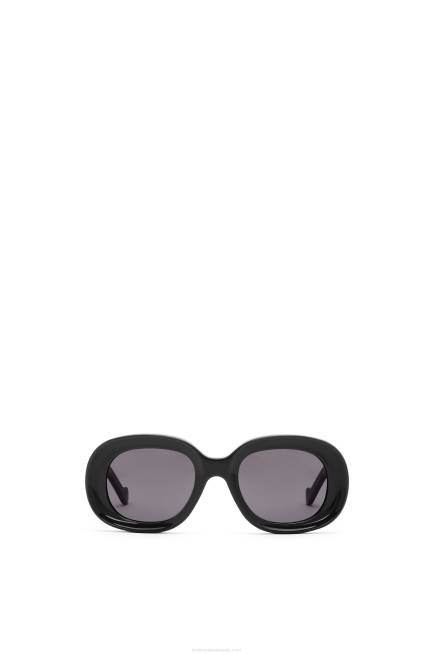 Black Oval sunglasses in acetate Loewe 84PR1482 Women