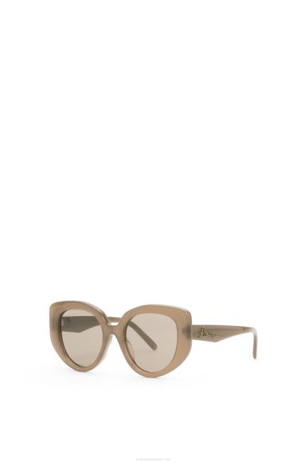 Brown Green Butterfly sunglasses in acetate Loewe 84PR1496 Women