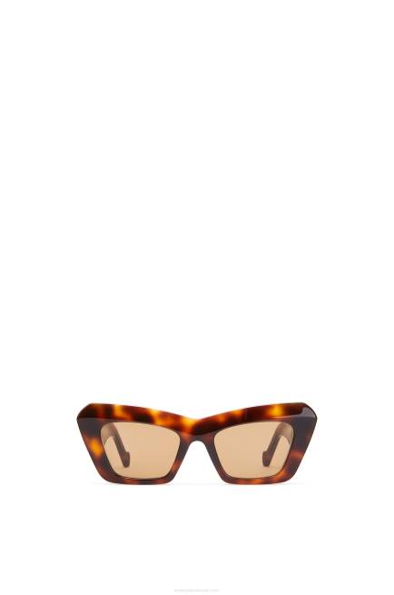 Brown Havana Cateye sunglasses in acetate Loewe 84PR1480 Women