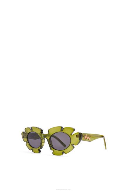 Cactus Green Flower sunglasses in injected nylon Loewe 84PR1462 Women