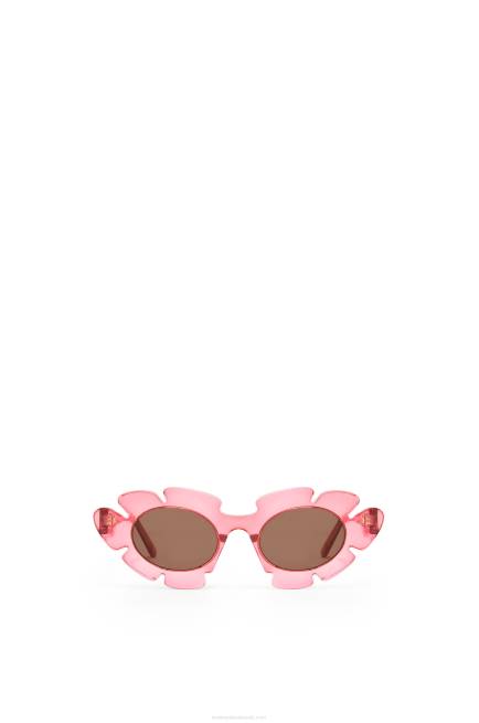 Coral Pink Flower sunglasses in injected nylon Loewe 84PR1463 Women