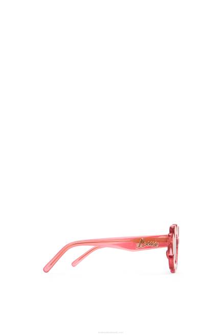 Coral Pink Flower sunglasses in injected nylon Loewe 84PR1463 Women