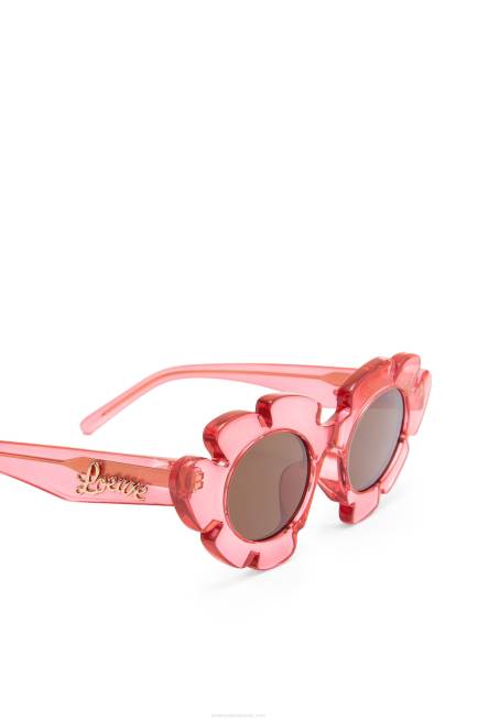 Coral Pink Flower sunglasses in injected nylon Loewe 84PR1463 Women