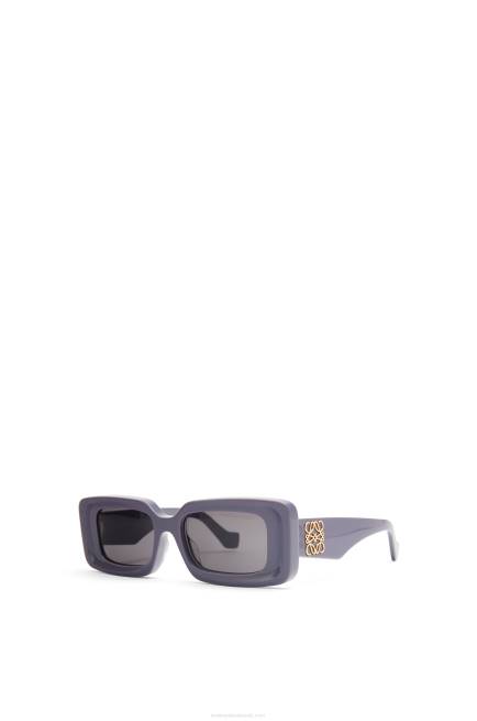 Dusty Lilac Rectangular sunglasses in acetate Loewe 84PR1477 Women
