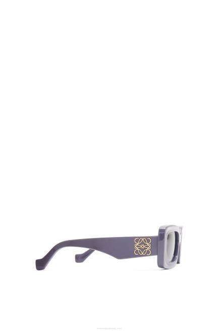 Dusty Lilac Rectangular sunglasses in acetate Loewe 84PR1477 Women